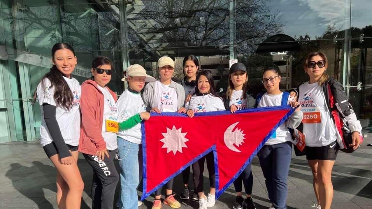 Nepali community's participation in City to Surf.