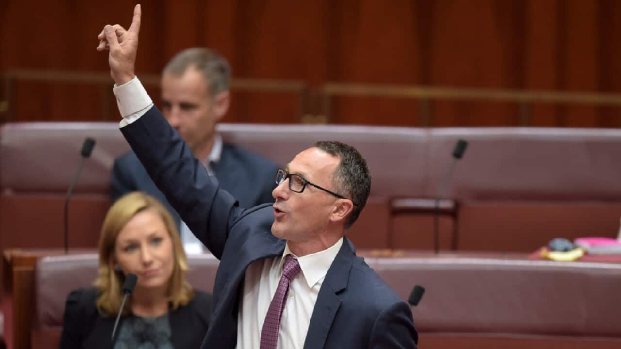 Australian Greens leader Senator Richard Di Natale