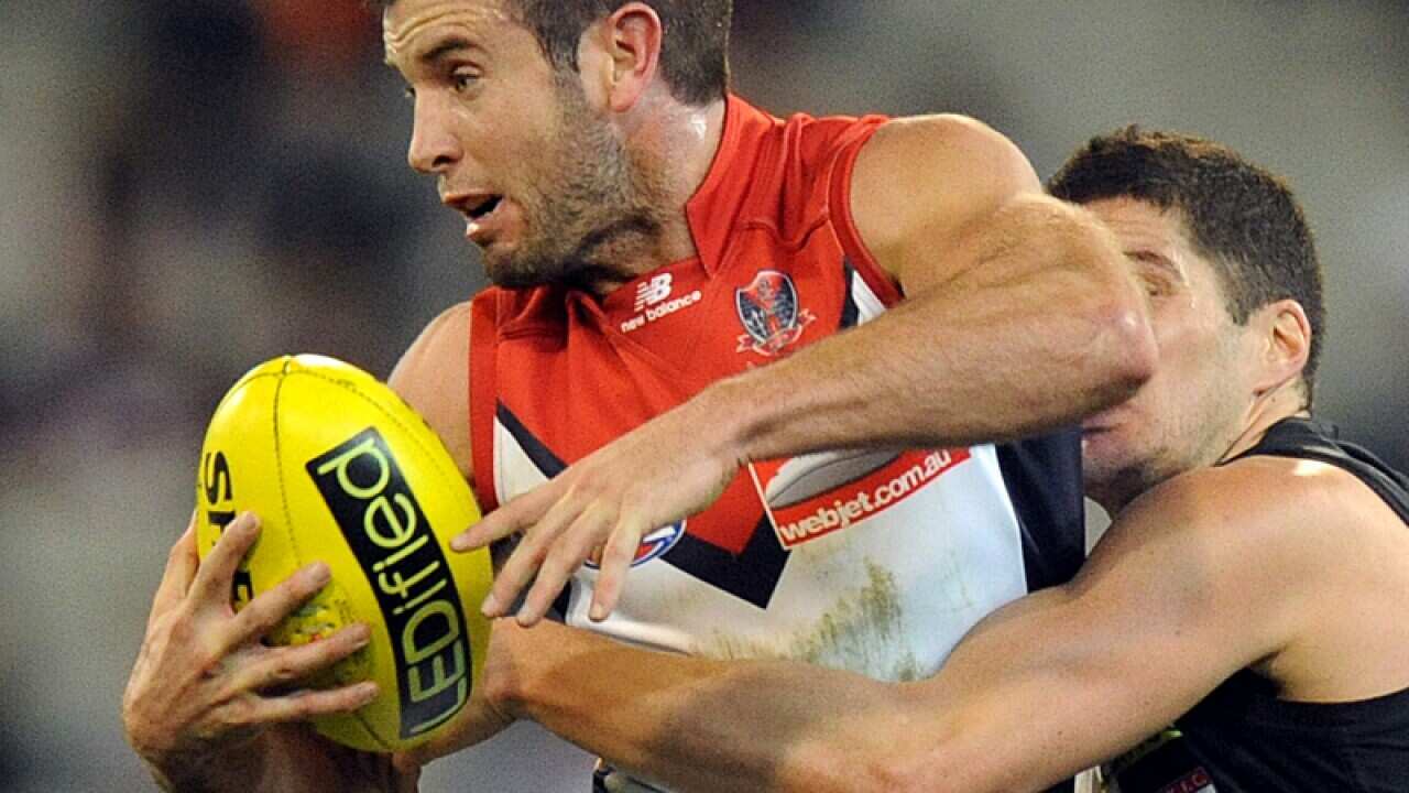Melbourne AFL player Shannon Byrnes