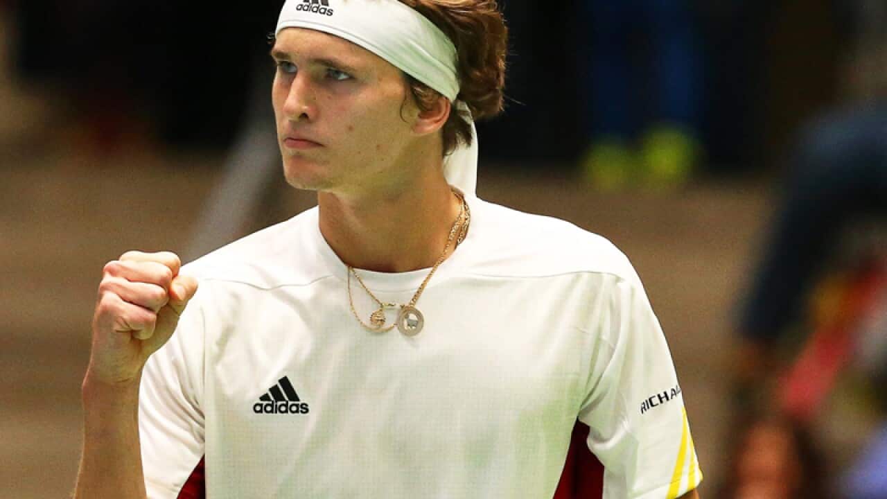 Germany's Alexander Zverev