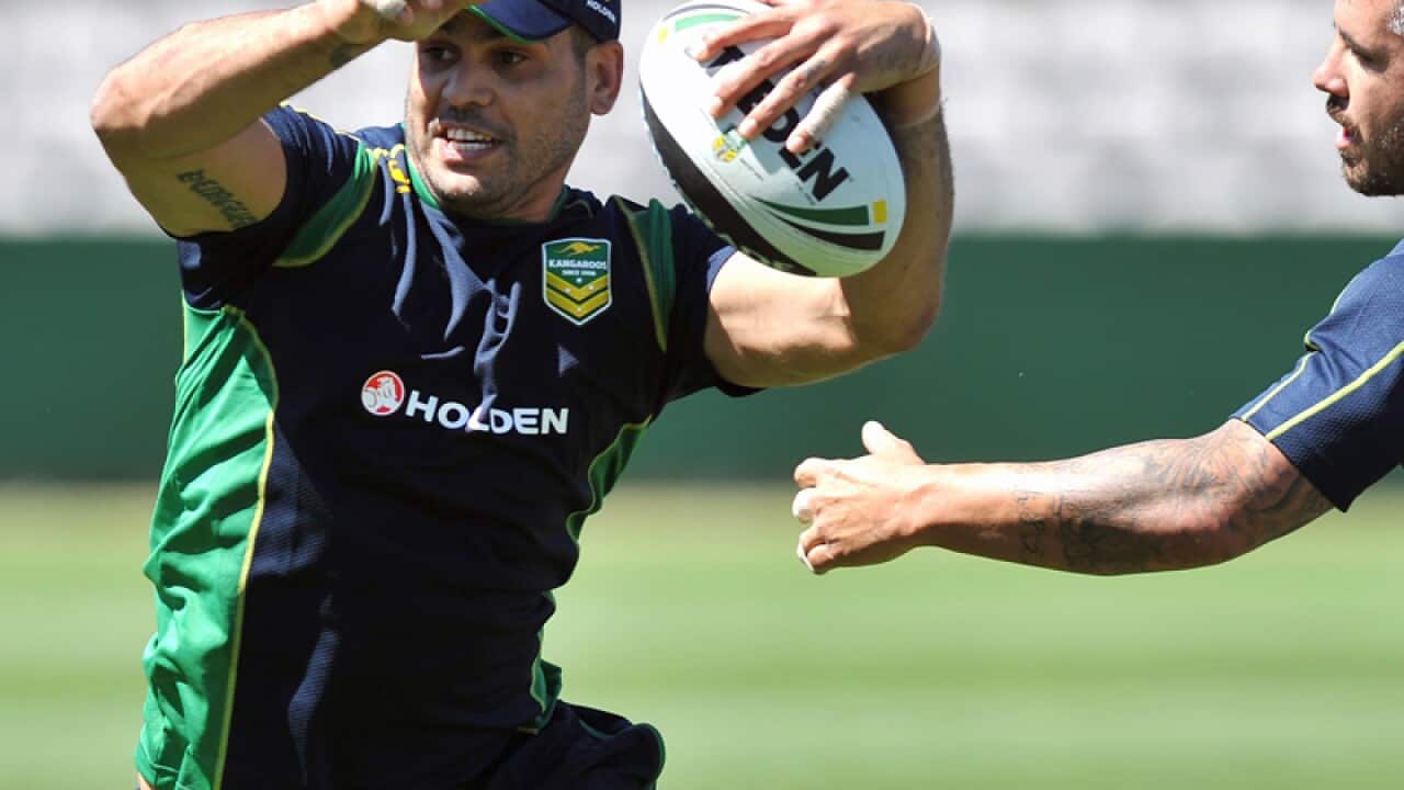 Kangaroos centre Greg Inglis