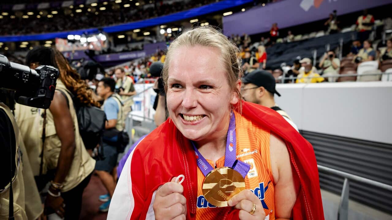 Dutch team in action at the World Athletics Championships