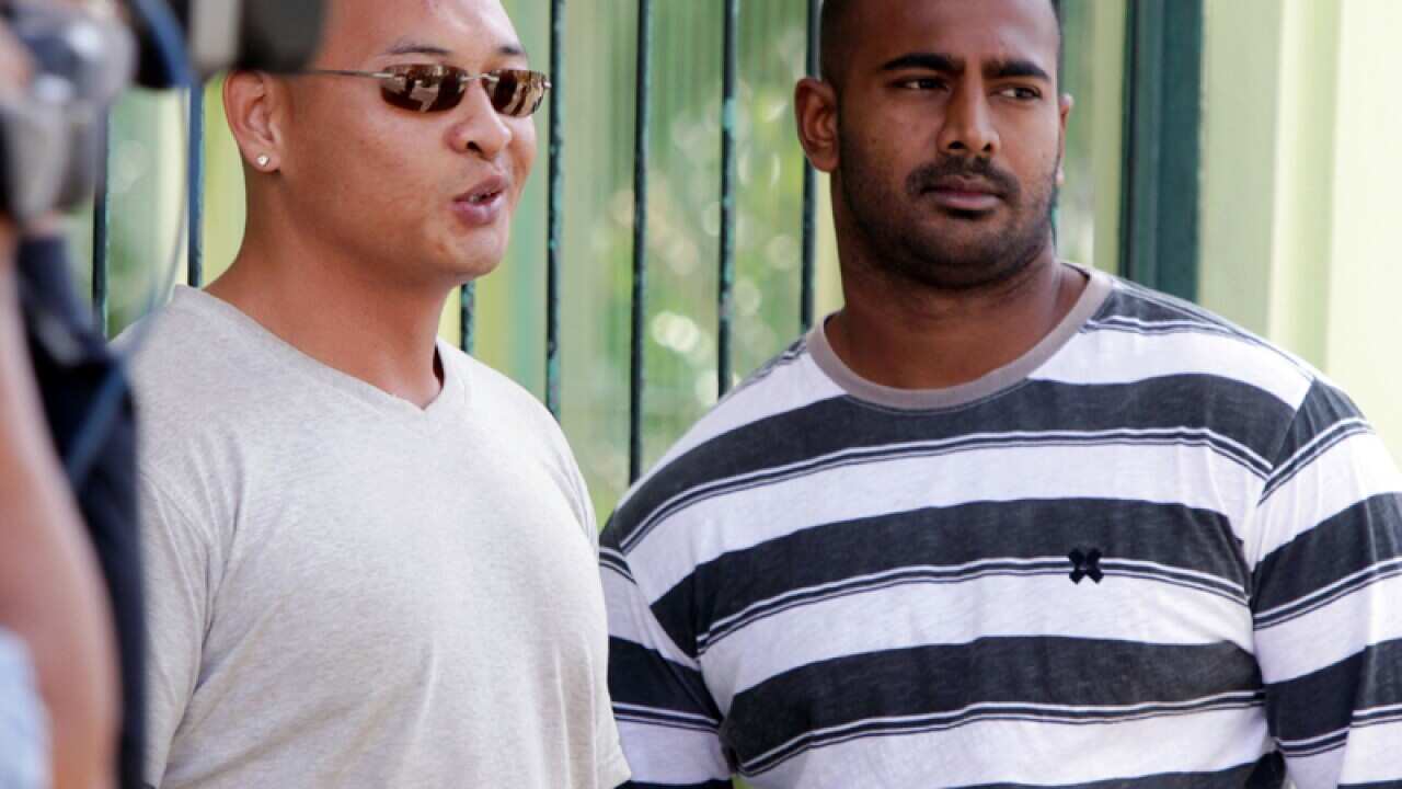 Australian death-row prisoners Myuran Sukumaran, right and Andrew Chan, left (AP Photo/Firdia Lisnawati, File)
