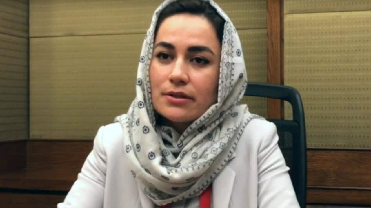 Nahid Hamidi, CEO of Shagirf LTD a gemstone processing company in Afghanistan.