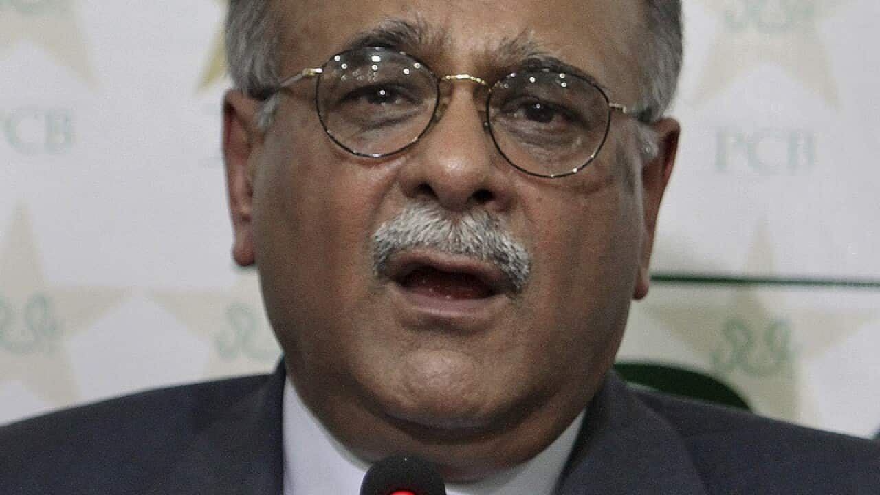Pakistan Cricket Board chairman Najam Sethi