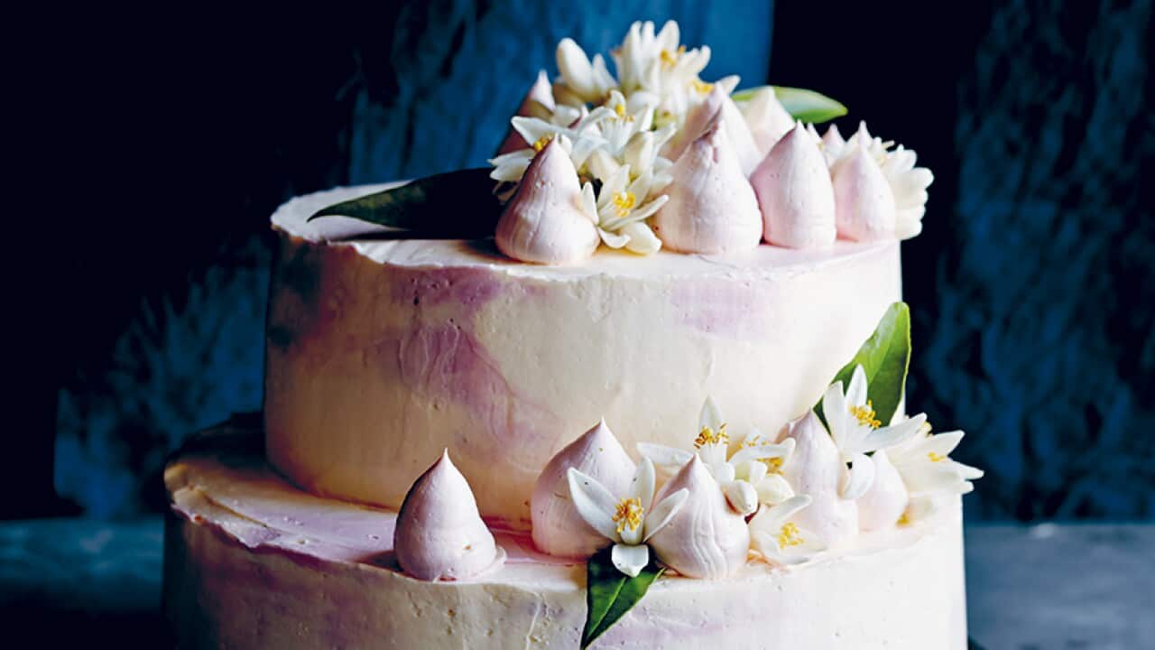 Orange blossom, yoghurt & semolina cake