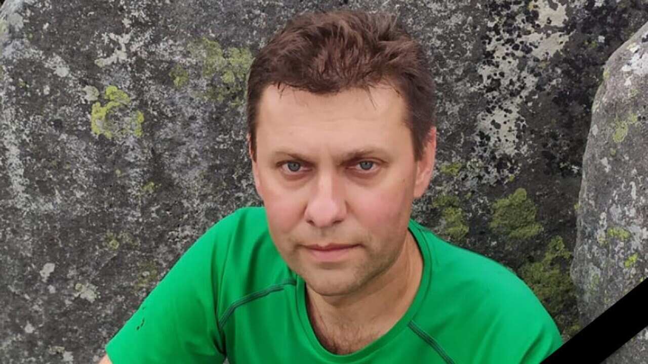 The war 2014 - 2023. Ukrainian Hero Mykhajlo Hamkalo (1974 -2022) from the Ivan Franko National University of Lviv.jpg