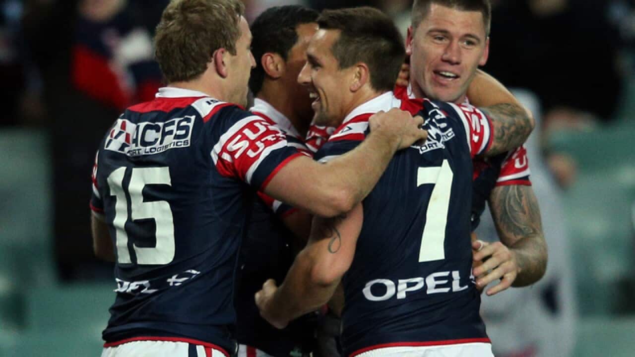 Roosters crush Sharks 40-0 in NRL mismatch