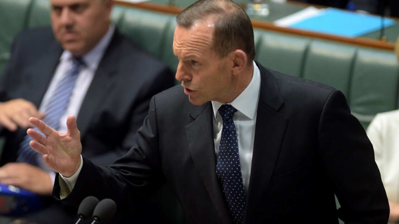 Australian Prime Minister Tony Abbott.