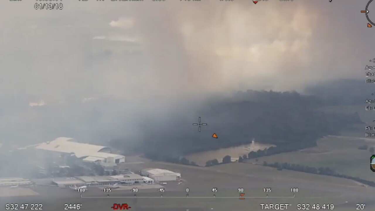 The bushfire north of Newcastle has burnt 1509 hectares of land in Tomago.