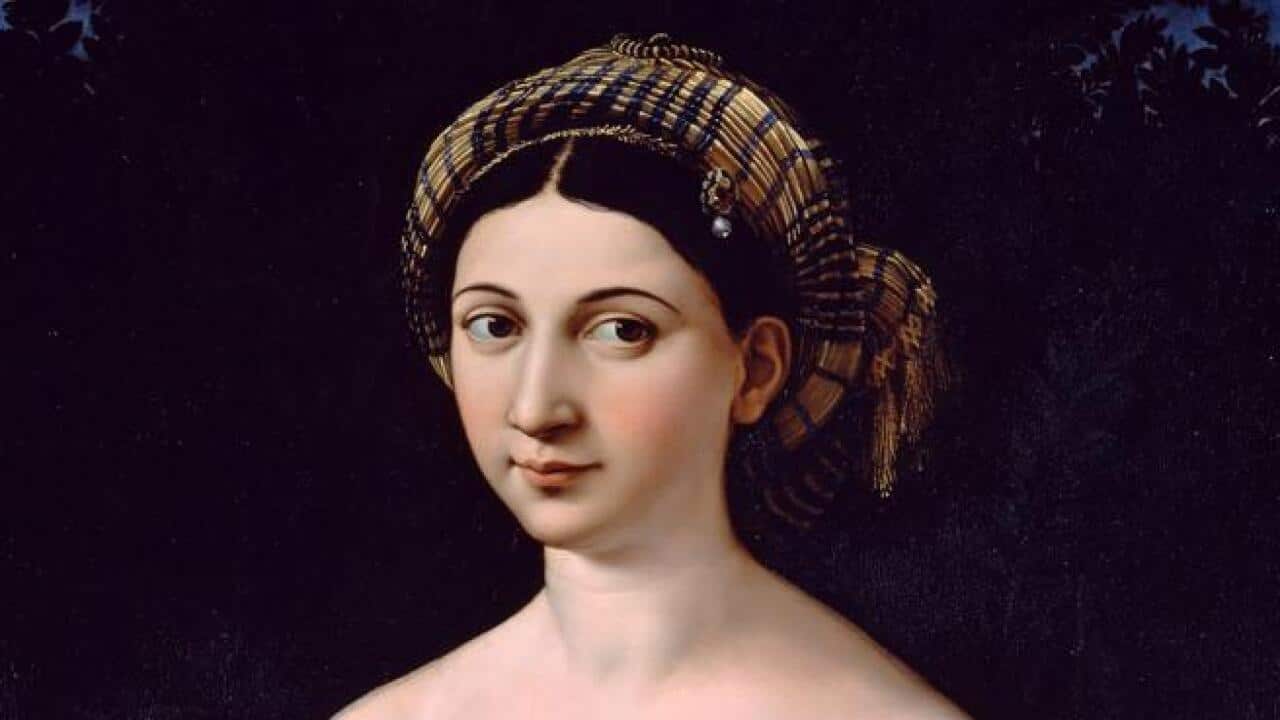 La Fornarina è un dipinto a olio su tavola (85x60 cm) di Raffaello Sanzio, databile al 1518–1519 circa e conservato nella Galleria Nazionale d'Arte Antica di Palazzo Barberini a Roma.