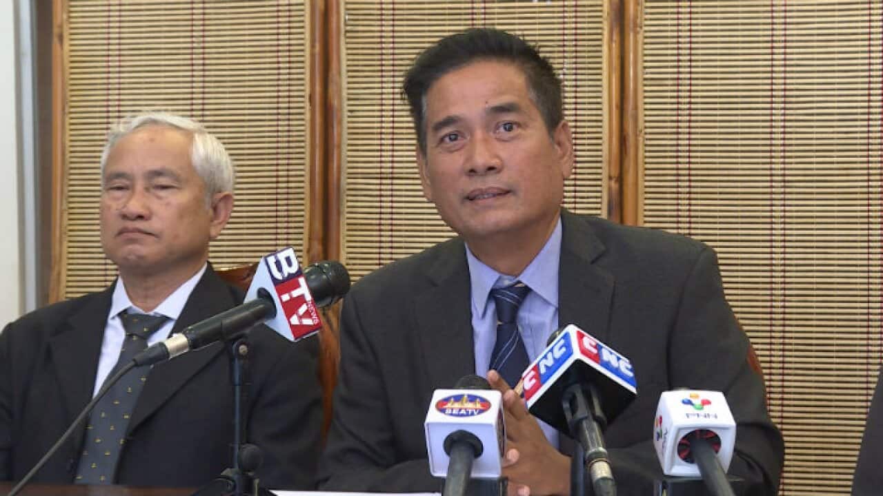 FUNCINPEC spokeman Nheb Bunchin