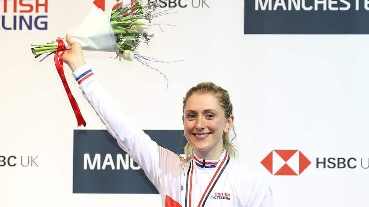 British cycling champion Laura Kenny
