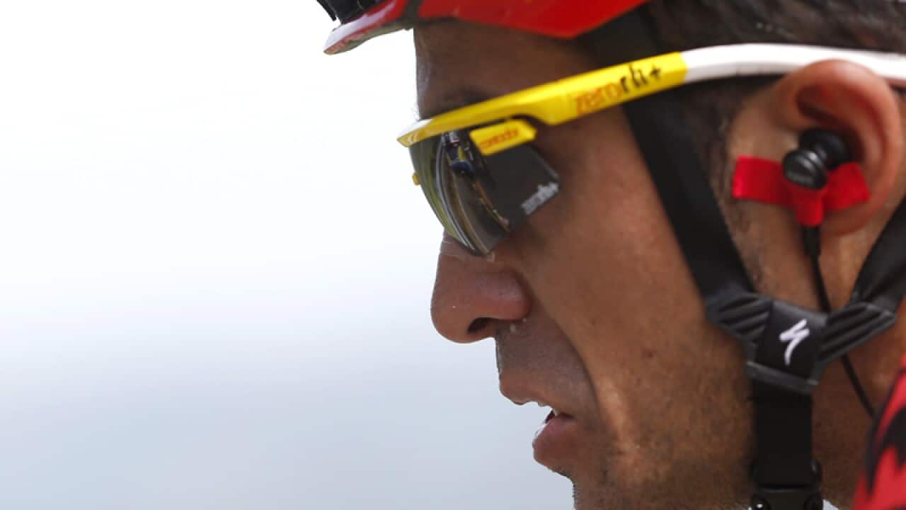 Spanish cyclist Alberto Contador