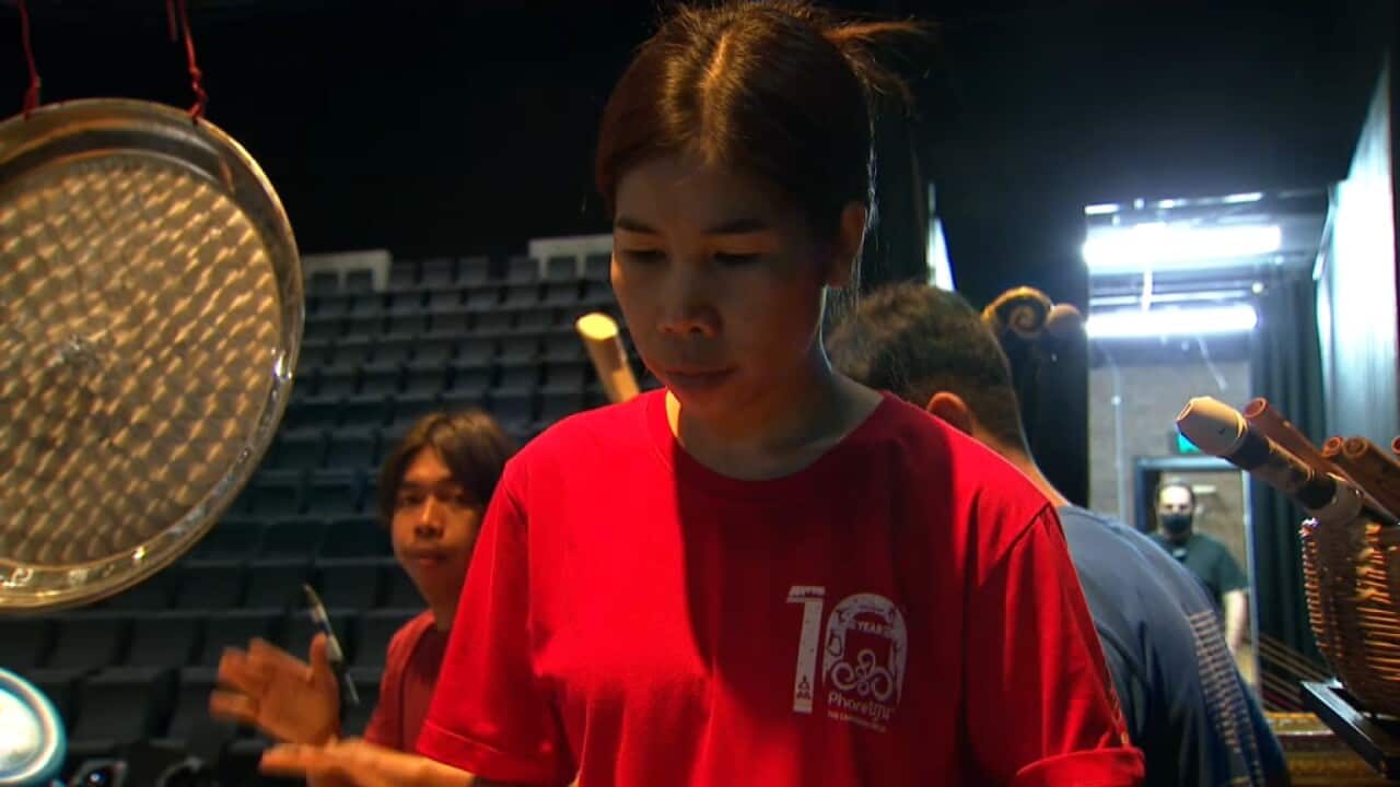 Danit is playing Cambodia traditional instrument for Sydney Festival 2024.jpg