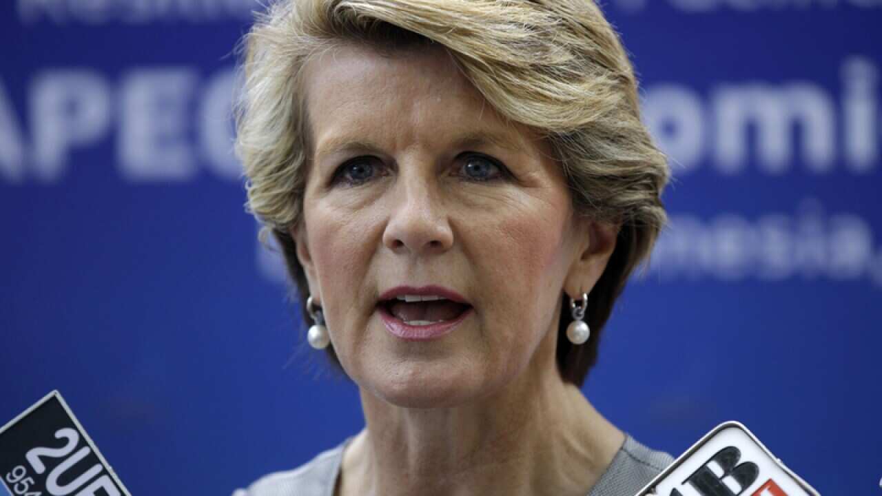 Foreign Minister Julie Bishop