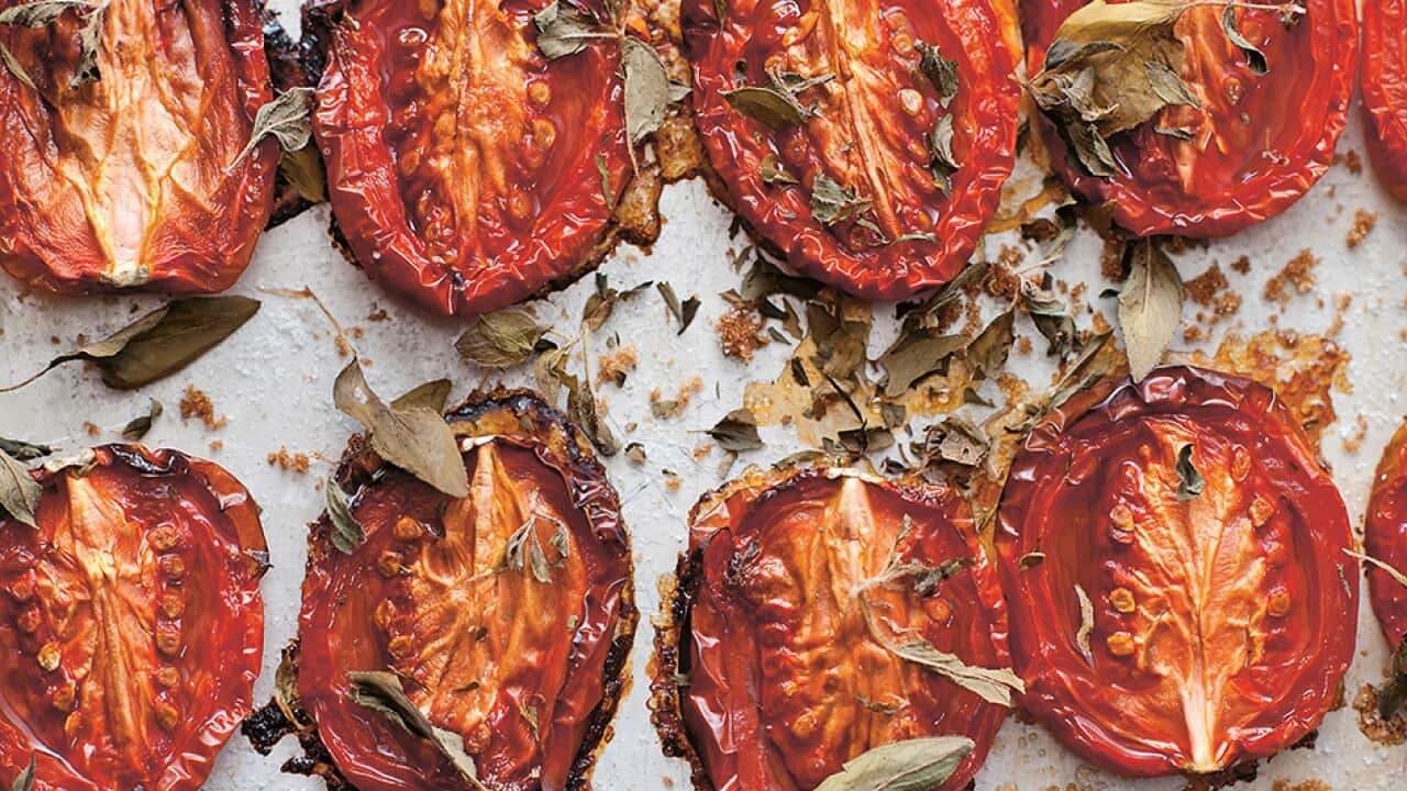 Preserved roasted tomatoes