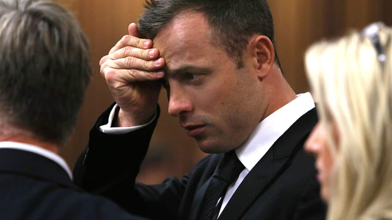 Oscar Pistorius during his trial in Pretoria