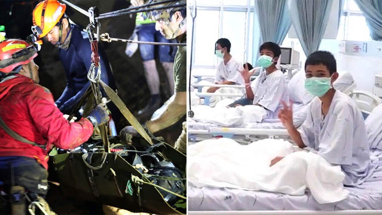 Rescue workers have told of their struggle to free the "Wild Boars".
