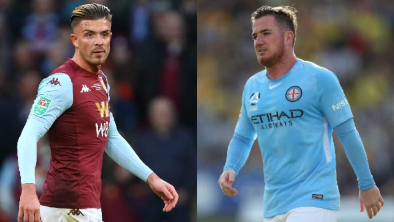 Aston Villa captain Jack Grealish and ex-teammate Ross McCormack