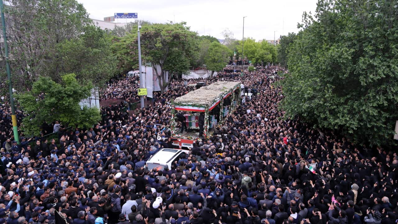 Tens of thousands mourn Iranian president Ebrahim Raisi amid leadership crisis Tens of thousands mourn Iranian president Ebrahim Raisi amid leadership crisis