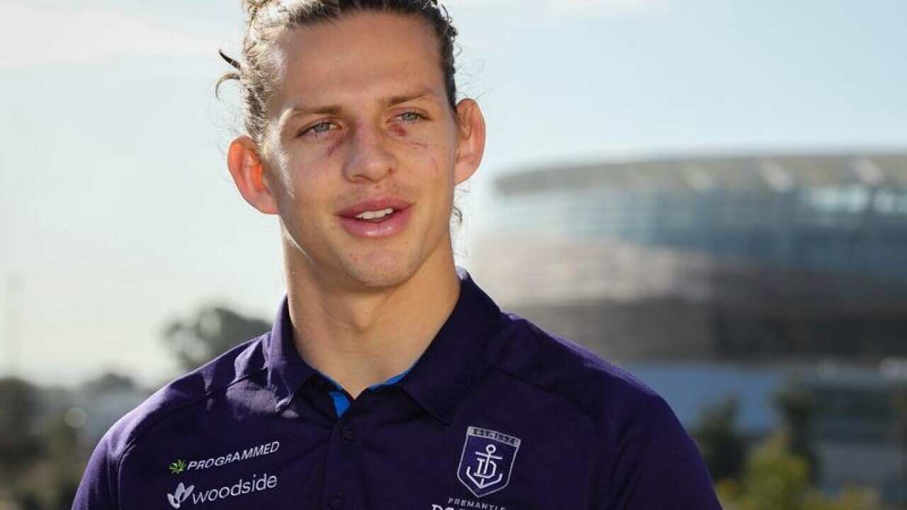 Fremantle Dockers captain Nat Fyfe