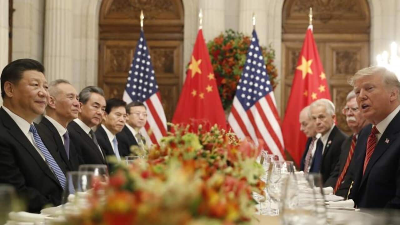 Donald Trump and China's President Xi Jinping