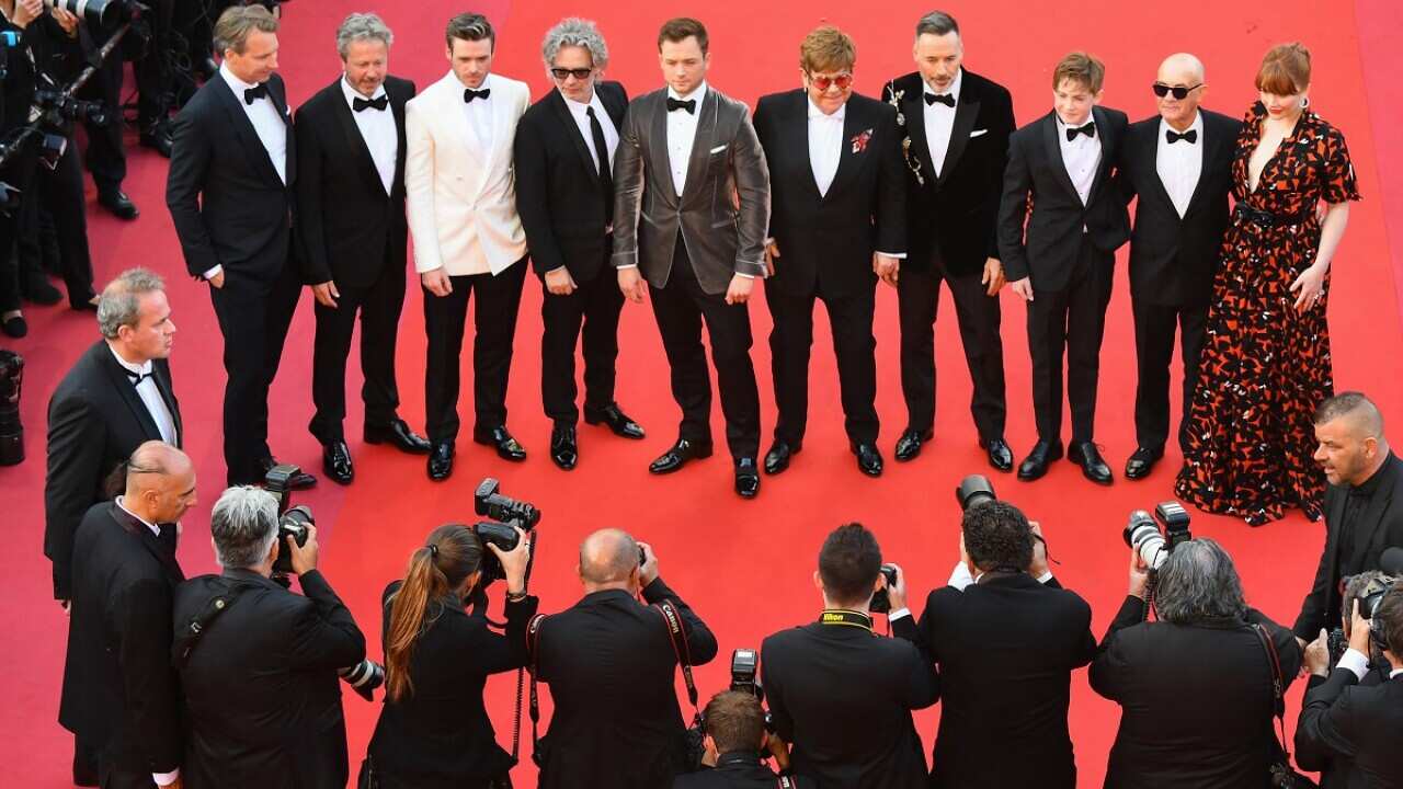 The Rocketman's cast at Cannes 2019