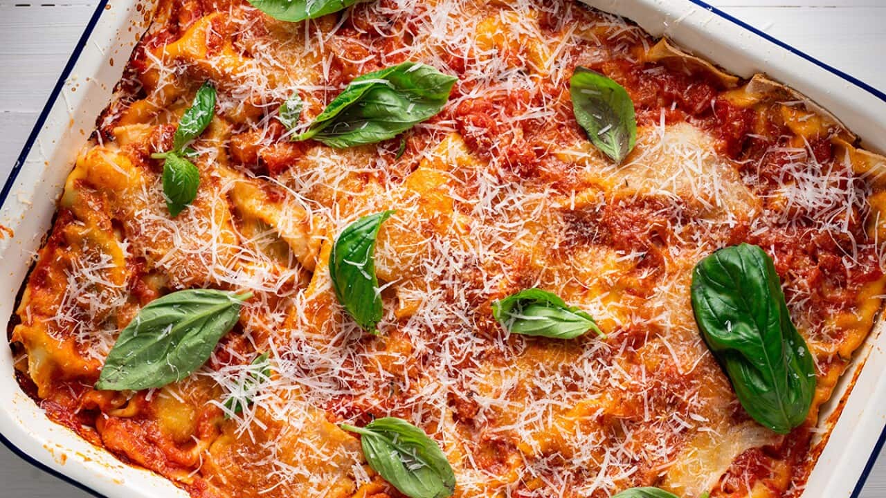 Ricotta and spinach cannelloni