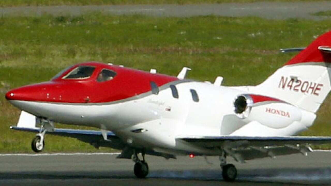 The HondaJet light aircraft