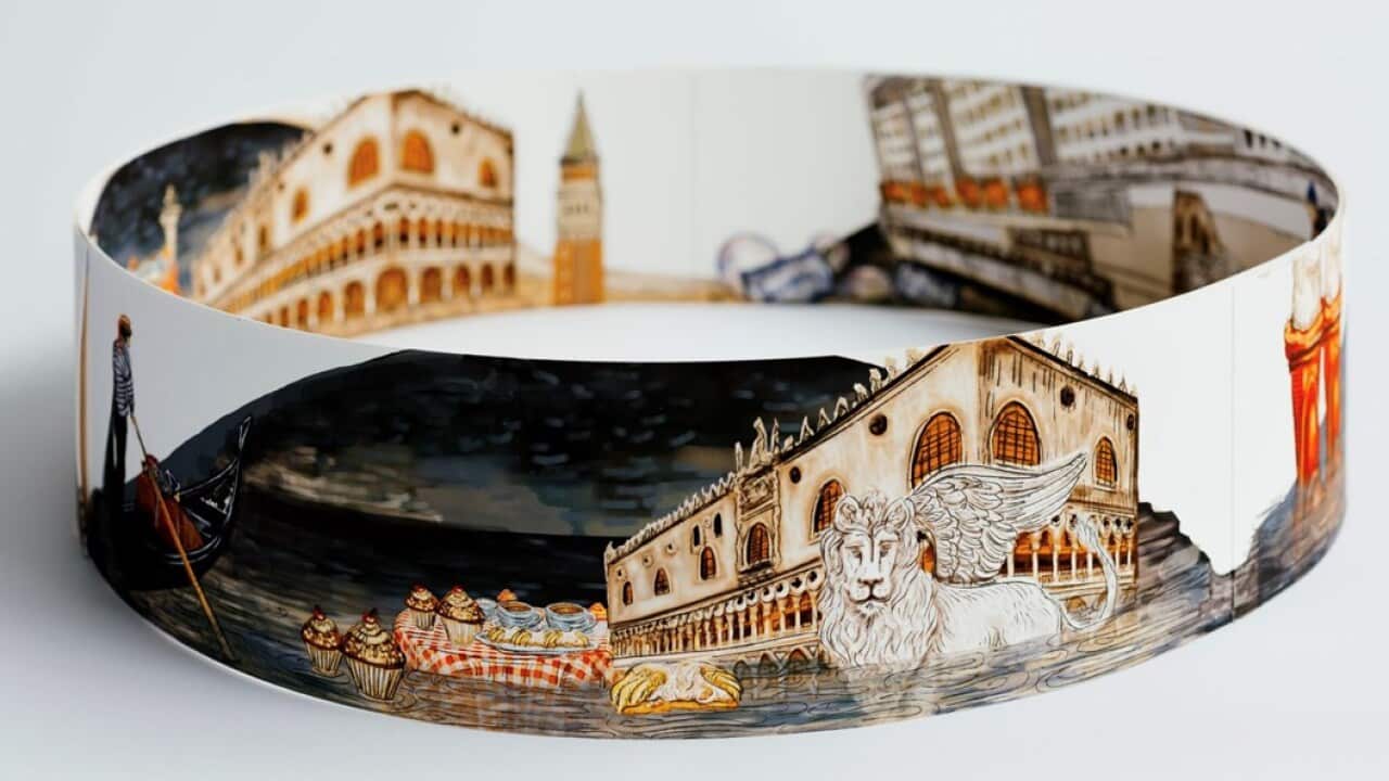 Water, an international visual art collaboration between Artery Co-operative Melbourne and Scuola Internazionale di Grafica Venice Italy.
