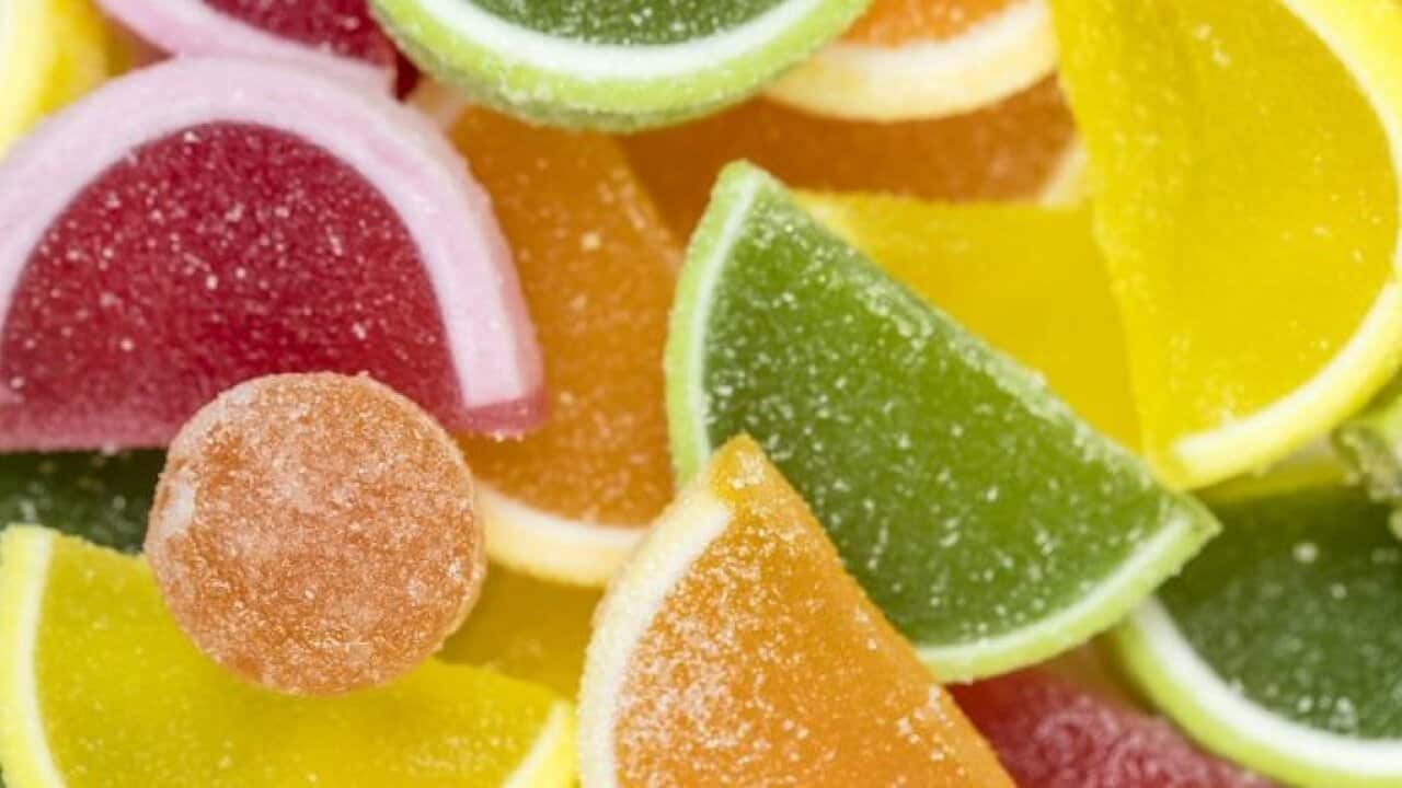 Close-Up Of Multi Colored Candies