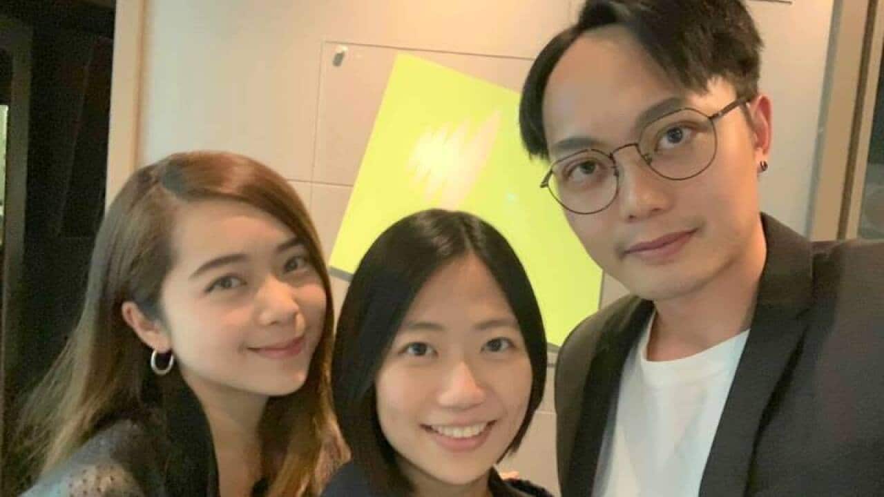 Karen (L) Mika and Jacky