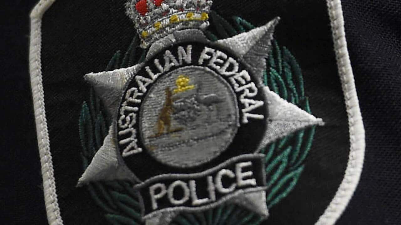 File image of AFP badge