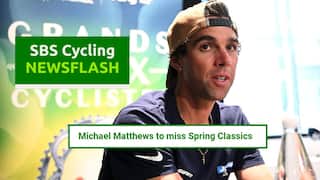 SEPTEMBER 10: Michael Matthews of Australia and Team Jayco AlUla during the press conference prior to the 14th Grand Prix Cycliste de Quebec & Montreal 2025 / #UCIWT / on September 10, 2025 in Quebec City, Quebec. (Photo by Szymon Gruchalski/Getty Images)