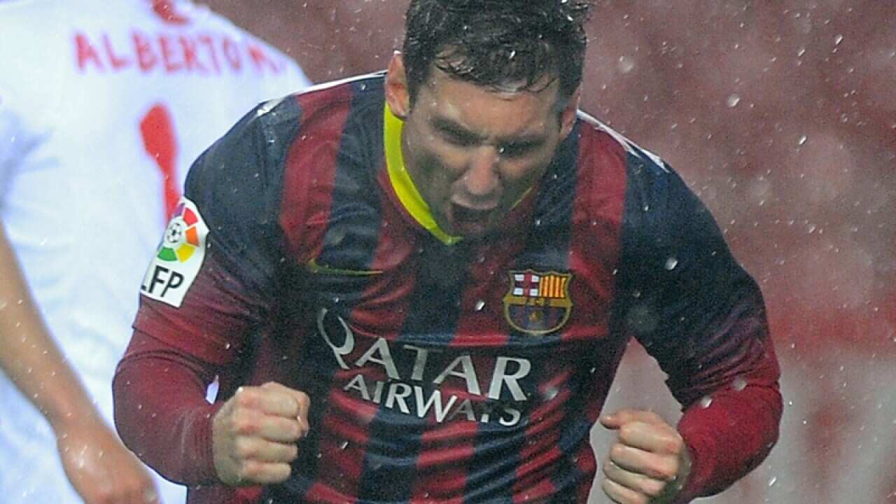 Barcelona forward Lionel Messi