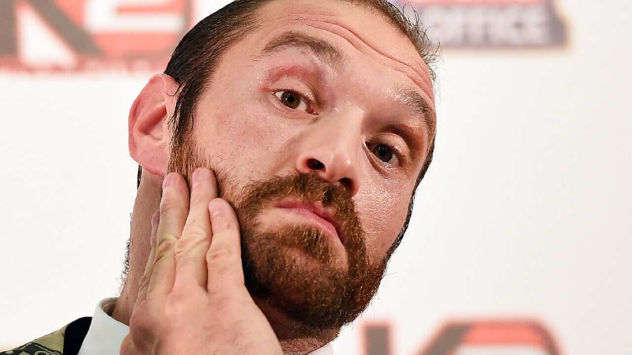 British heavyweight boxer Tyson Fury