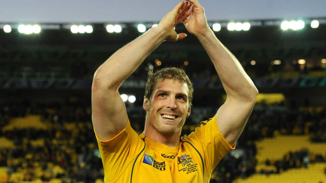 Wallabies player Dan Vickerman