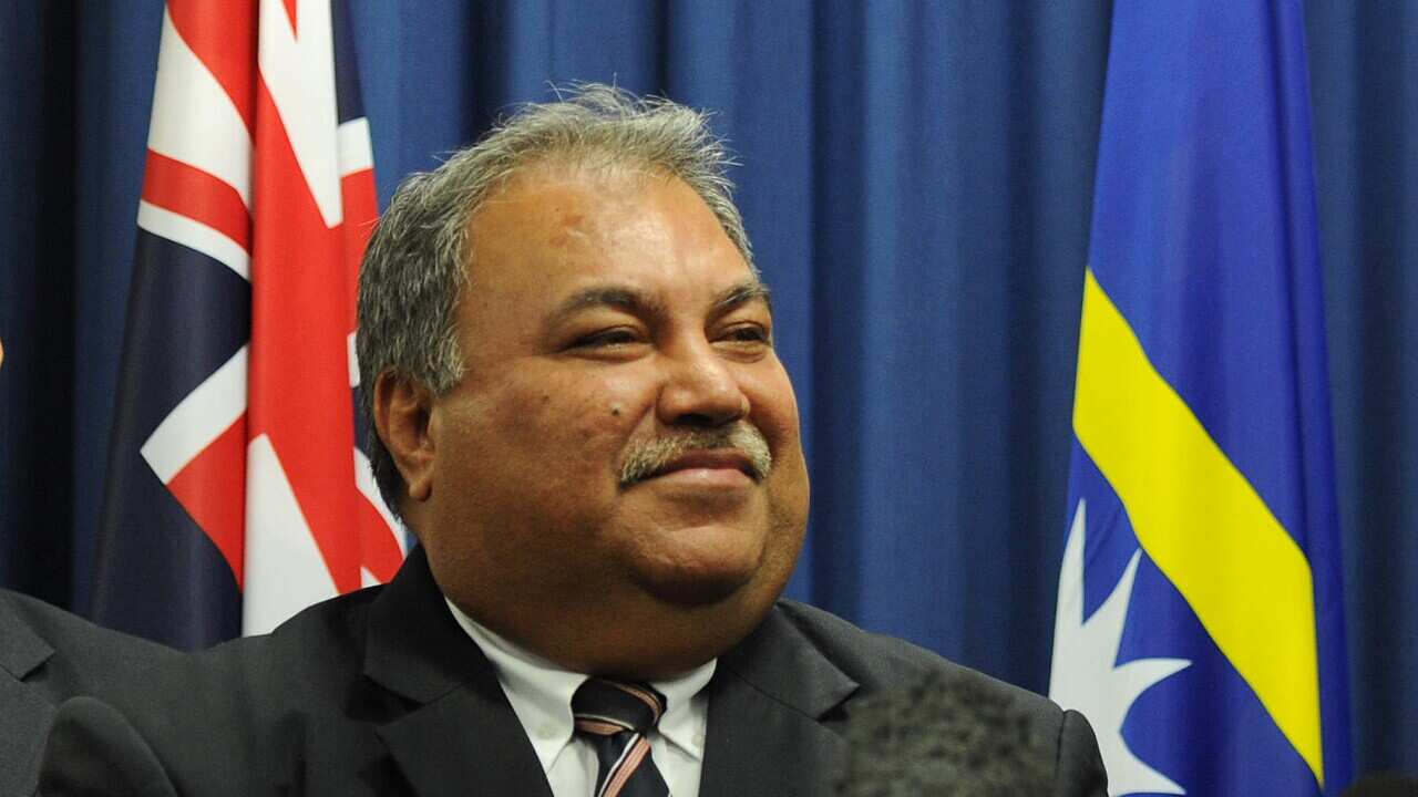 President of Nauru Baron Waqa during a visit to Australia last year - AAP-1.jpg