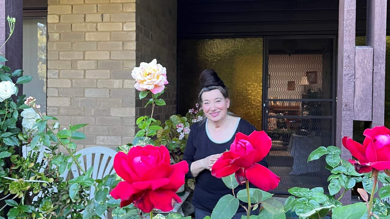 Η Ντίνα Αμανατίδου στην κατοικία της στη Μελβούρνη