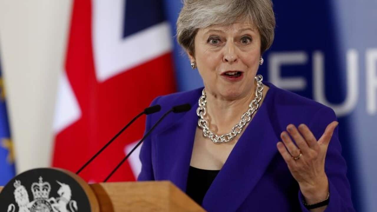 British Prime Minister Theresa May.
