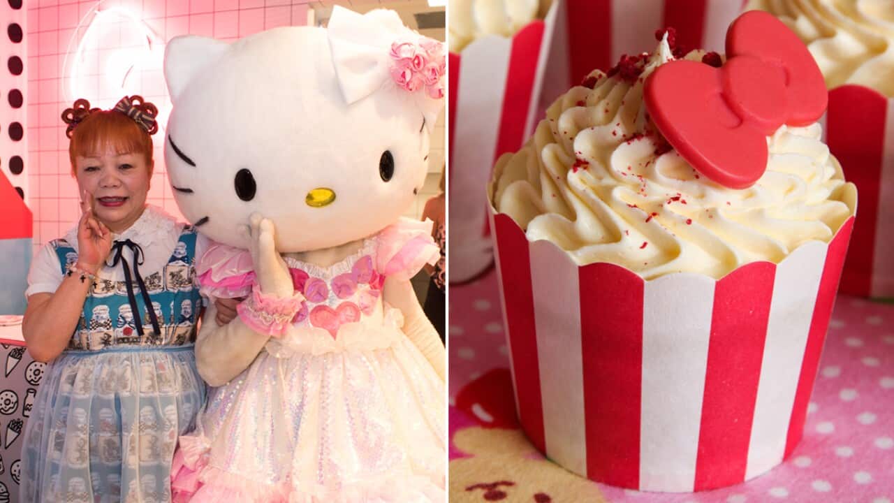 Yuko Yamaguchi and Hello Kitty
