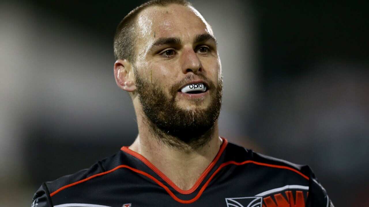 Captain Simon Mannering of the Warriors