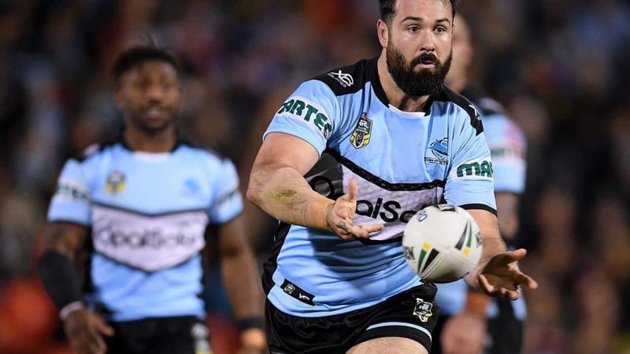 Aaron Woods of the Sharks