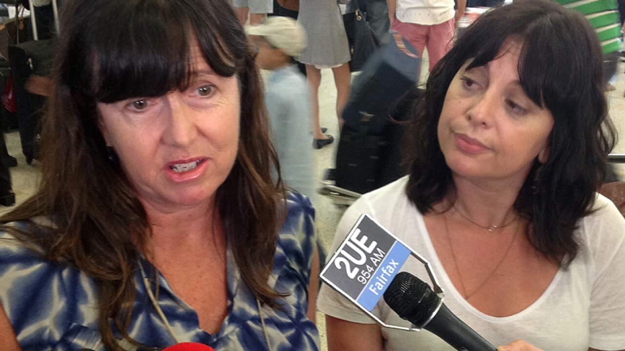 IFJ director Jacqui Park (L) and her deputy Jane Worthington