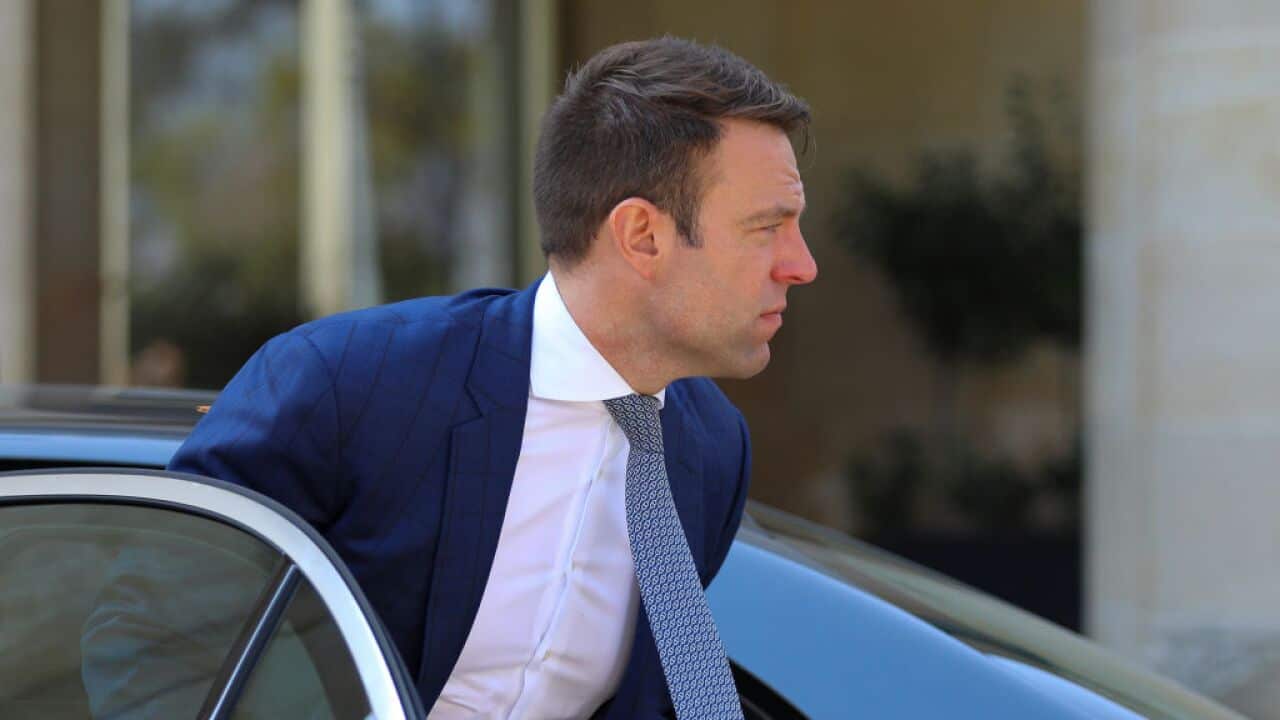 Stefanos Kasselakis, leader of Greece's main opposition party Syriza