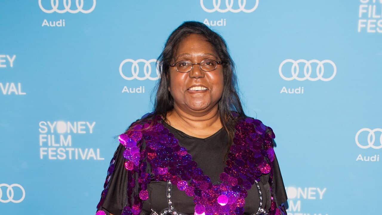 Lillian Crombie poses for a photo at the Mystery Road World Premiere