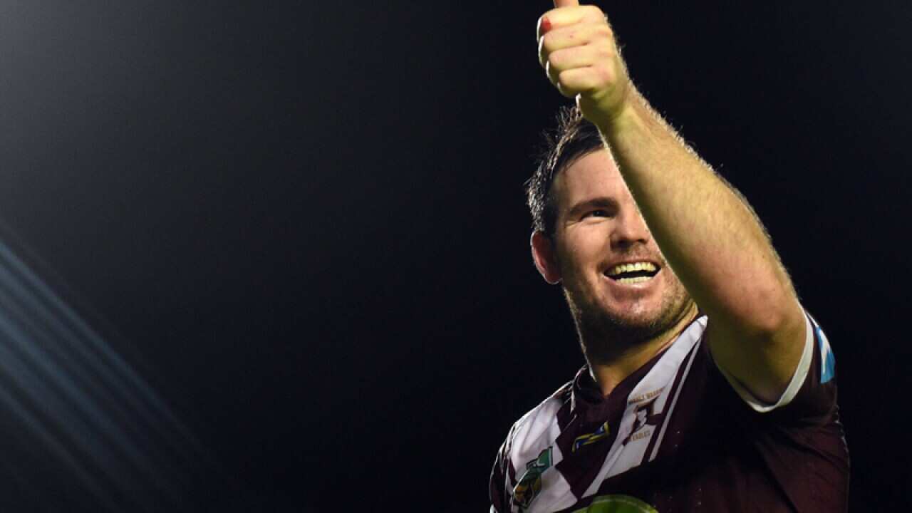 Manly Sea Eagles captain Jamie Lyon