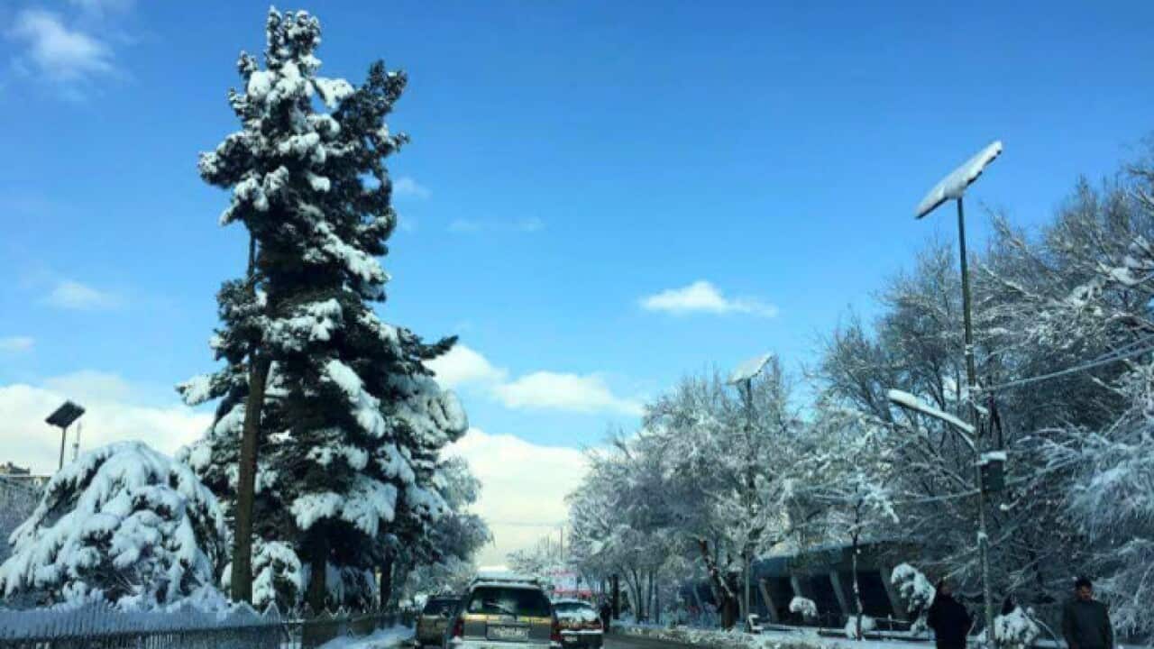 Kabul city in Winter