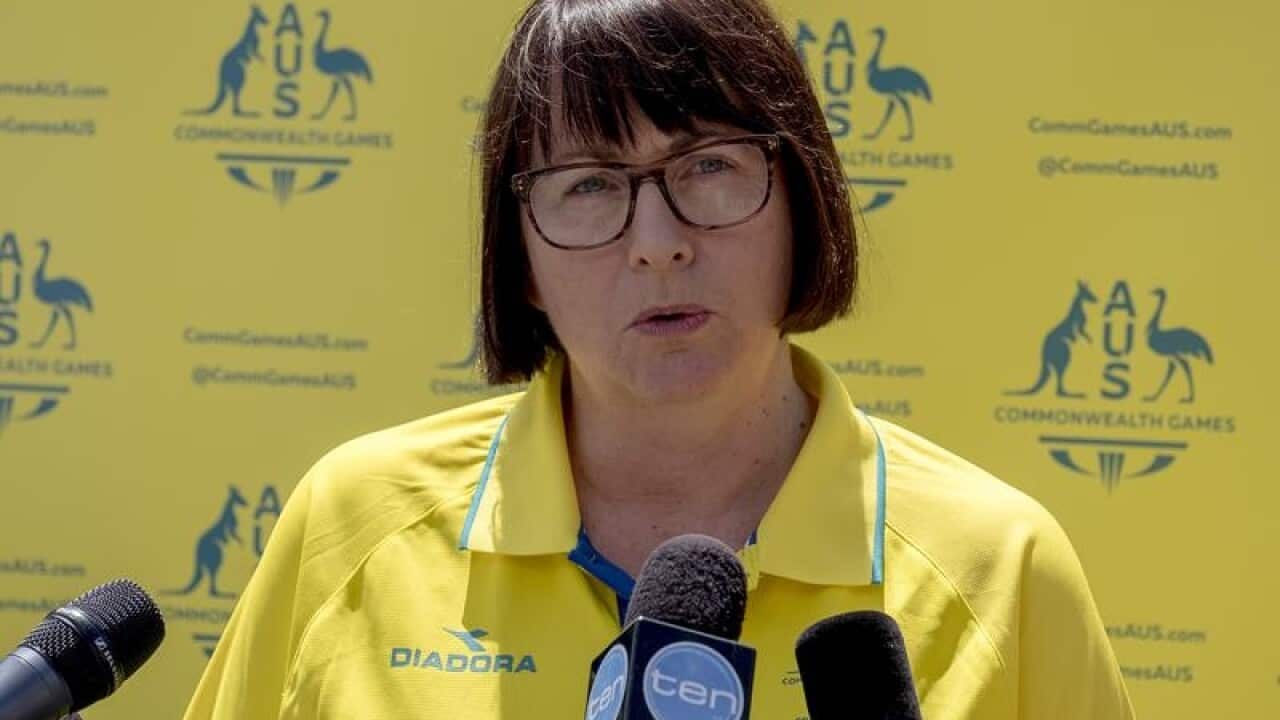 A file image of Australian Diamonds coach Lisa Alexander
